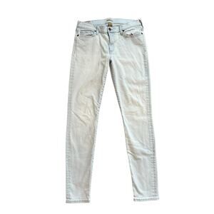 True Religion light wash Halle mid-rise super skinny jeans size 30